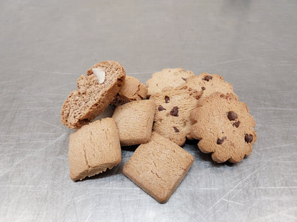 assortimento di biscotti alla farina di castagne