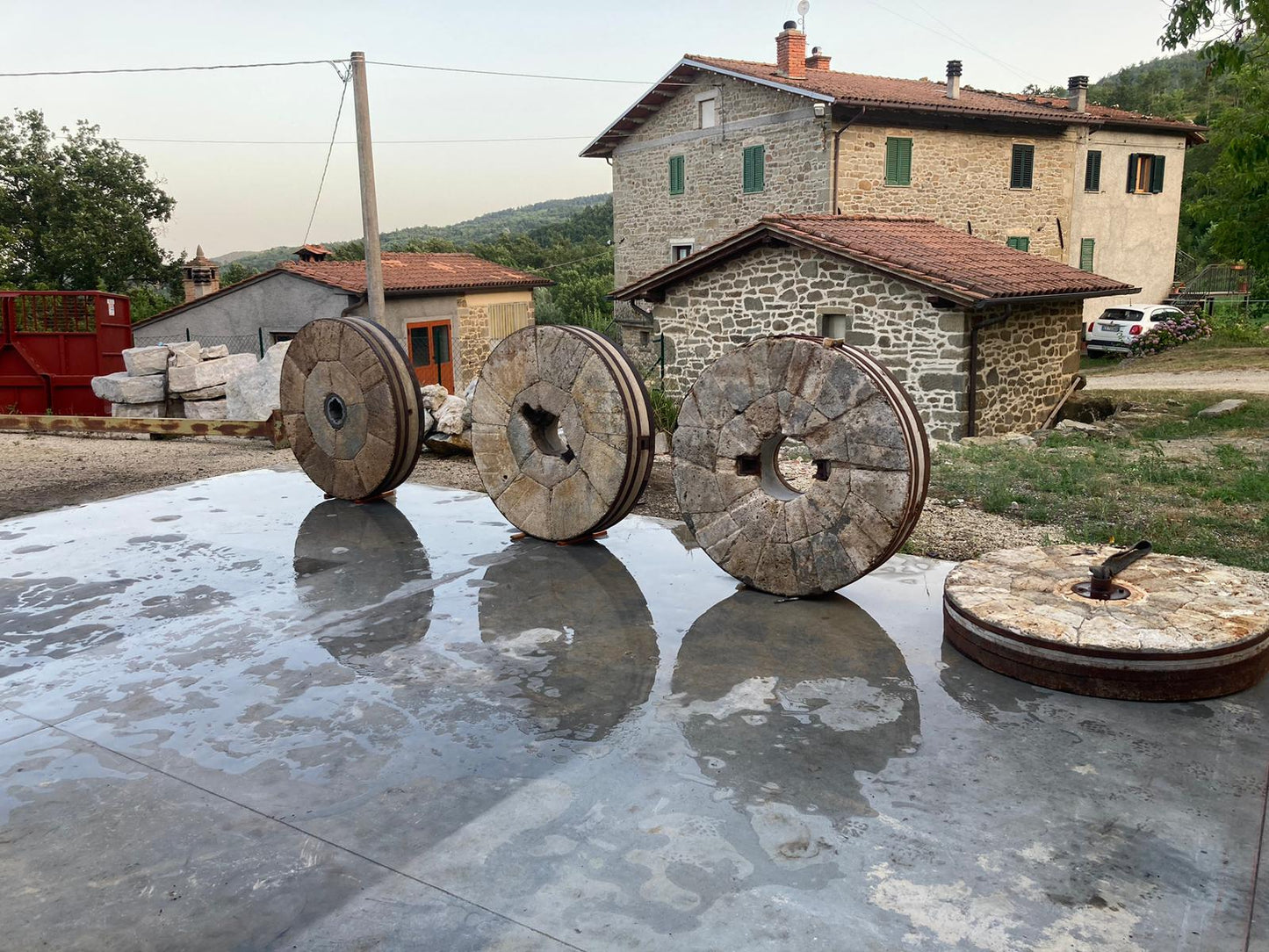 macine in pietra per produrre la farina di castagne