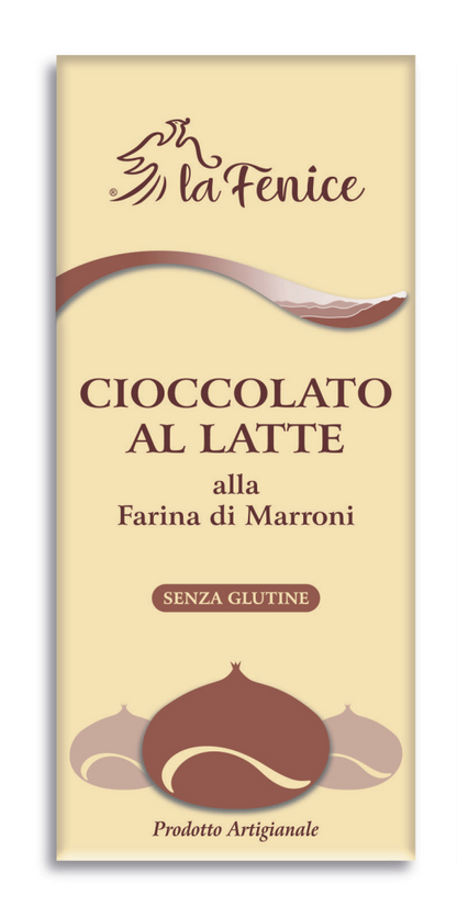 Cioccolato al latte alla farina di marroni
