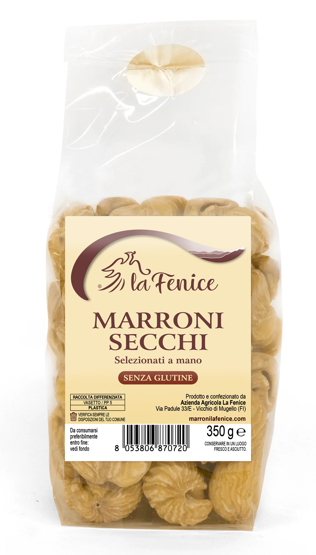 Marroni secchi La Fenice 350g