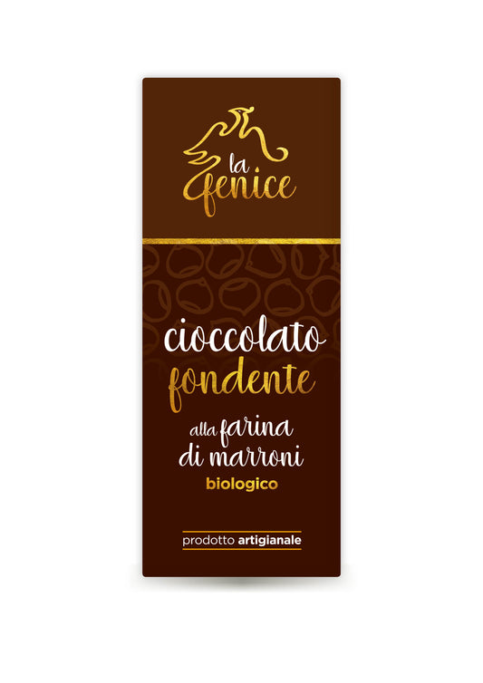 Cioccolato fondente alla farina di castagne biologico