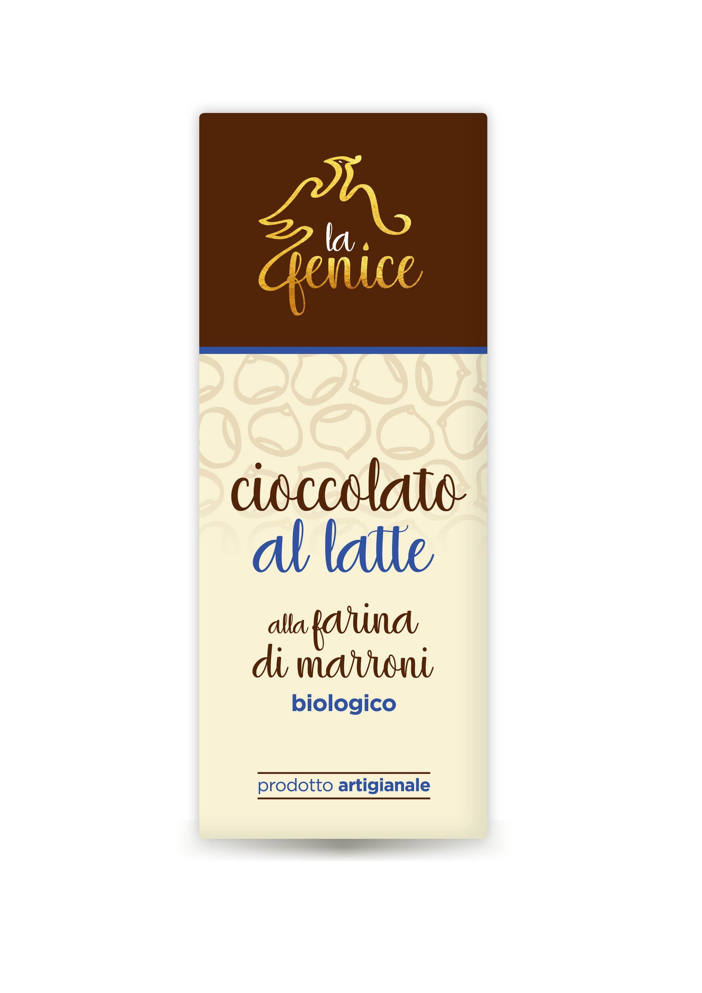 Cioccolato al latte alla farina di castagne biologico