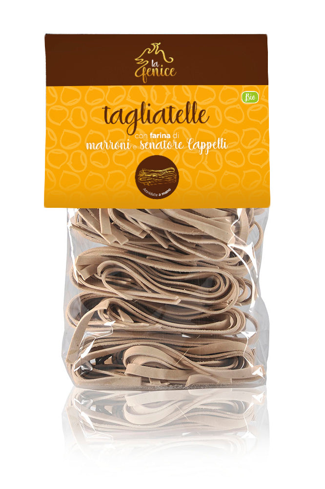 Tagliatelle alla Farina di Castagne e Senatore Cappelli - Pasta Artigianale Biologica